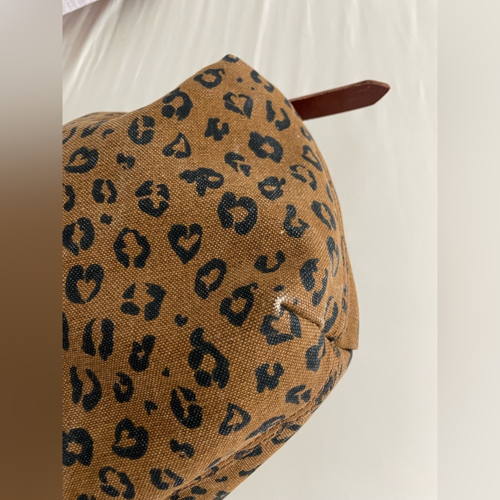 Madewell Leopard Print Shoulder Bag with Brown Strap - Picture 4 of 6